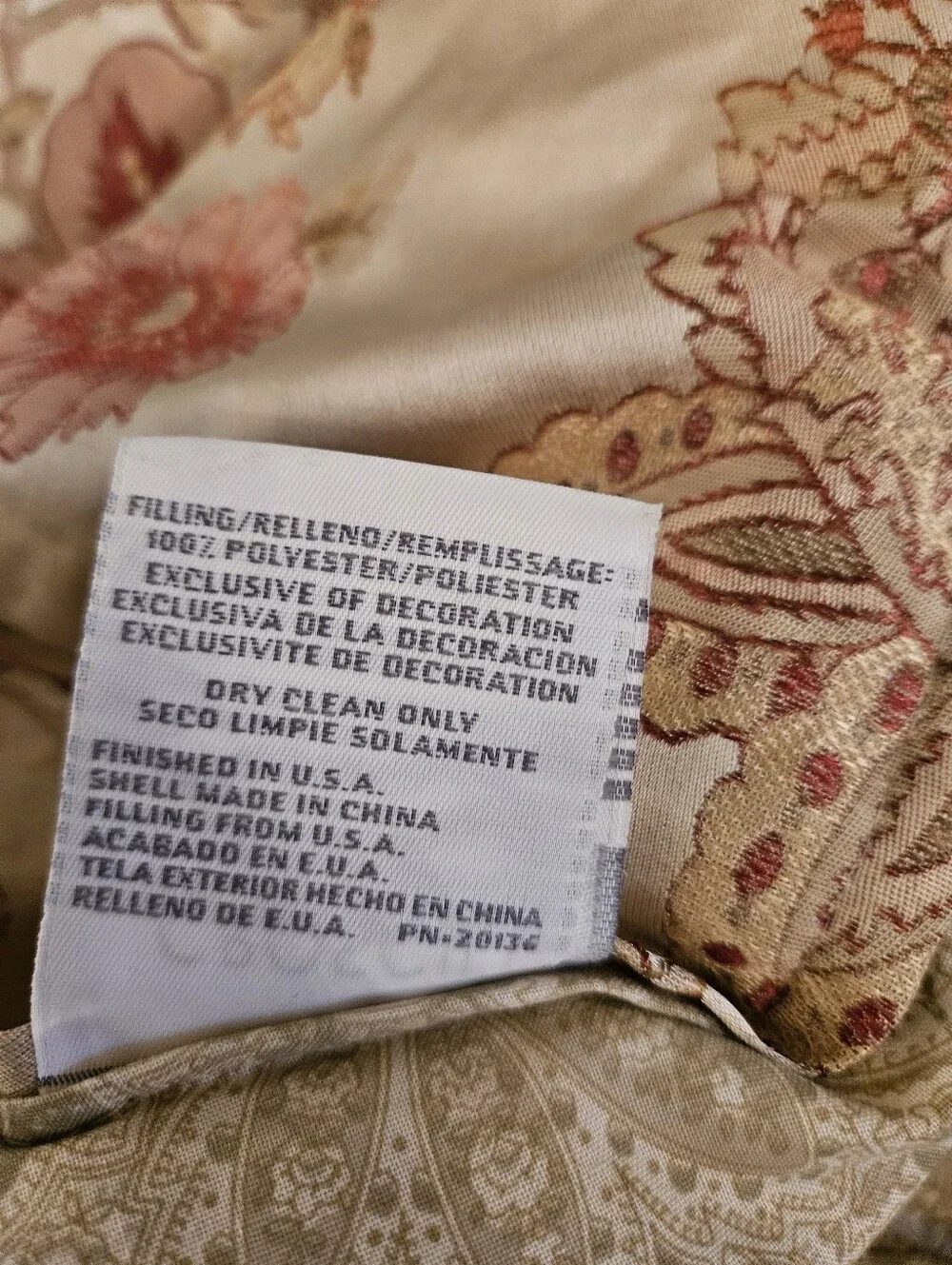 Croscill Queen Comforter Jacobean Floral with Matching Shams and Valance